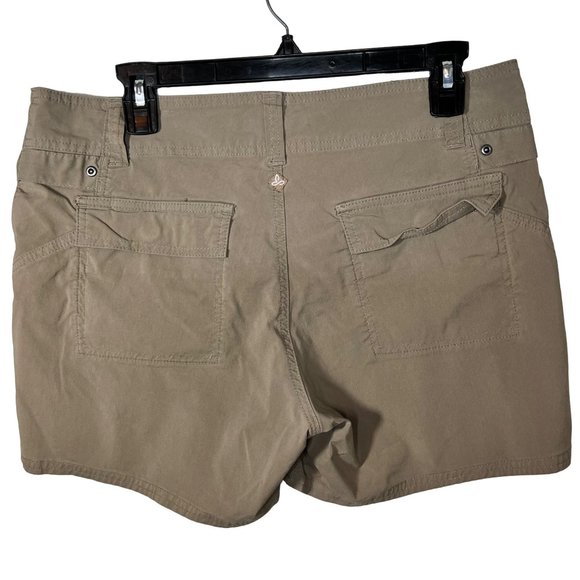PrAna Women's Charcoal Color Khaki style Shorts Size 10 - Picture 6 of 9